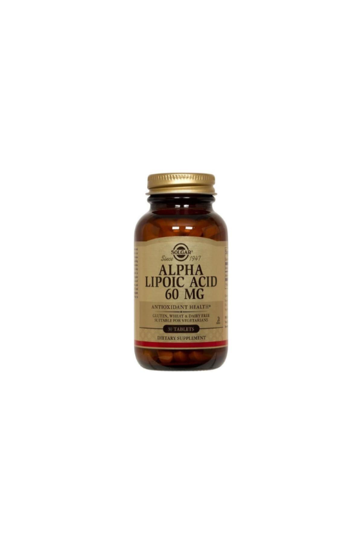 S ALPHA LIPOIC ACID 60 MG 30 C